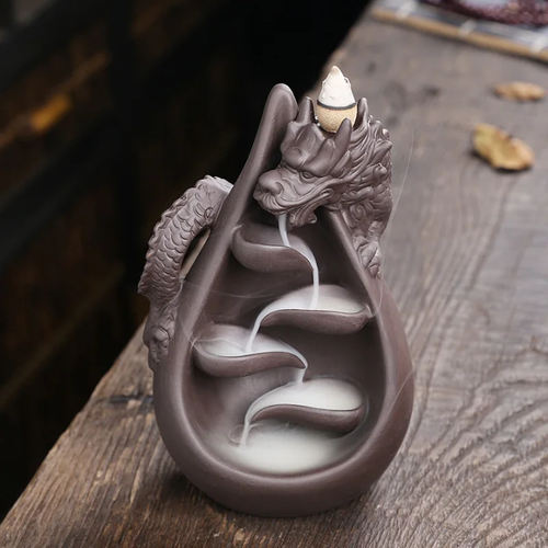 Quemador de incienso de flujo - modelo dragon